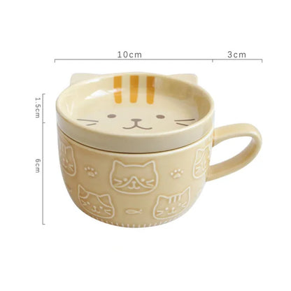 Kitty's Delight Breakfast Mug Set