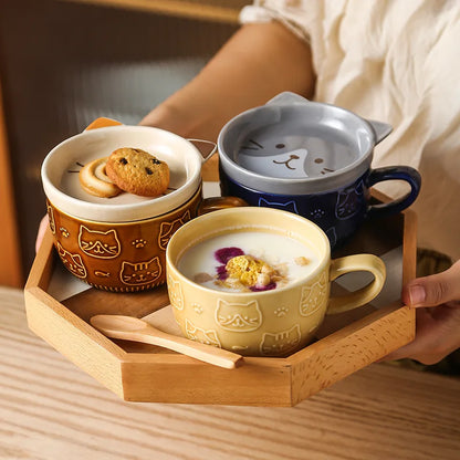 Kitty's Delight Breakfast Mug Set