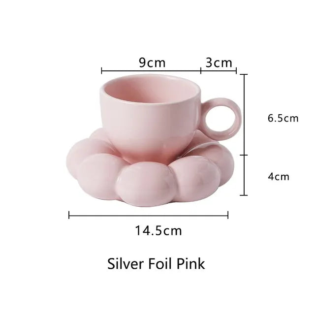 Blossom Chic Ceramic Coffee Set