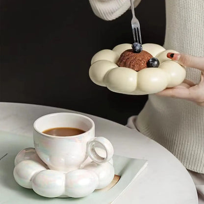 Blossom Chic Ceramic Coffee Set