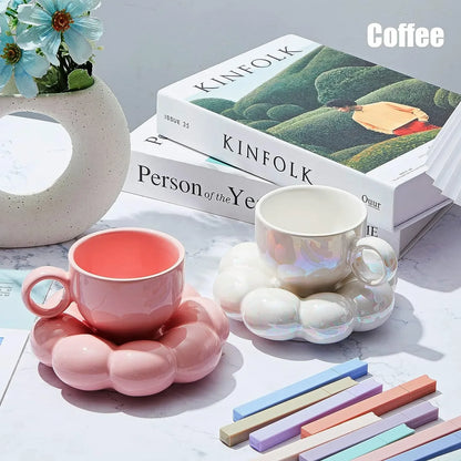 Blossom Chic Ceramic Coffee Set